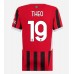 AC Milan Theo Hernandez #19 Hjemmedrakt Dame 2024-25 Kortermet